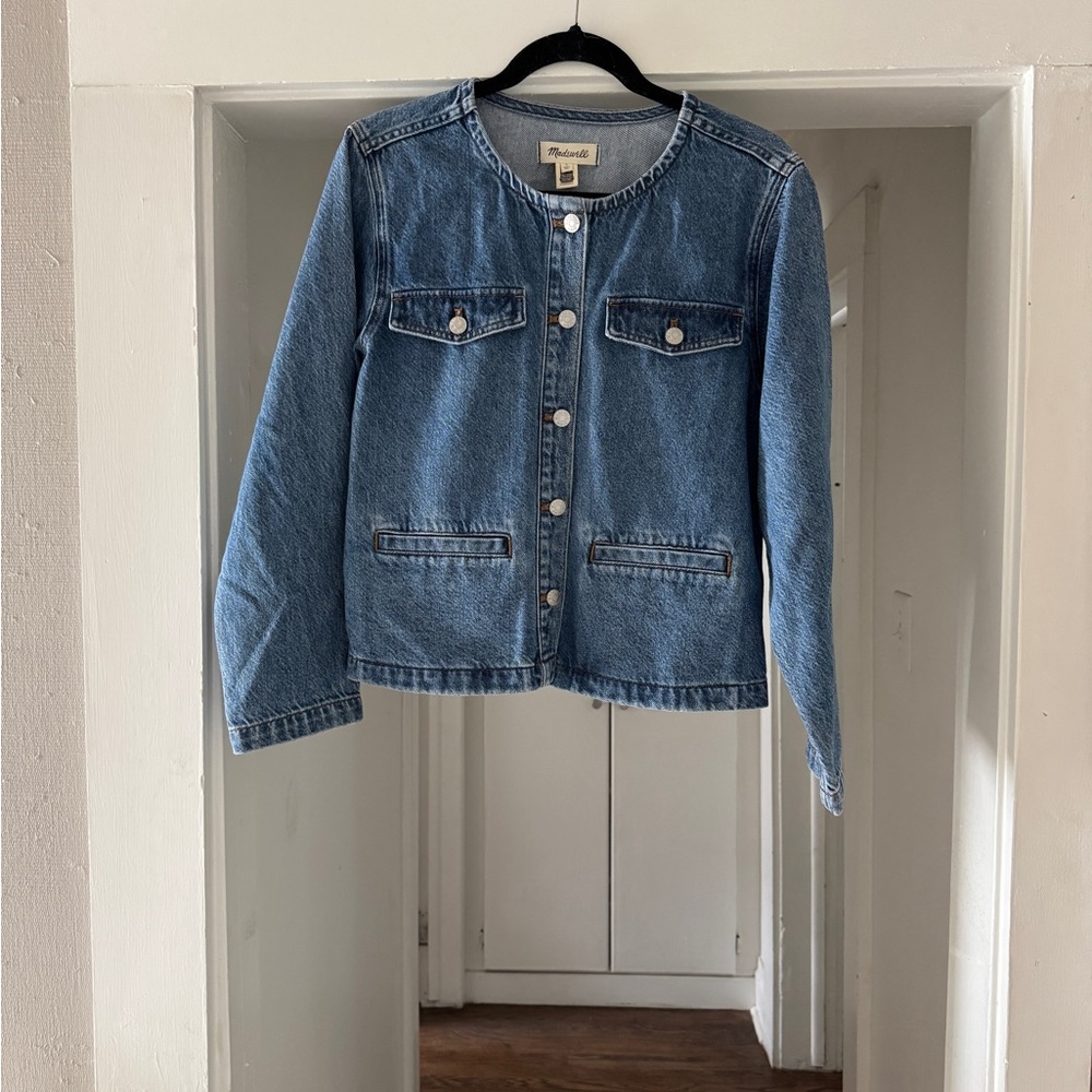 Madewell Denim Lady Jacket in Lakecourt Wash
